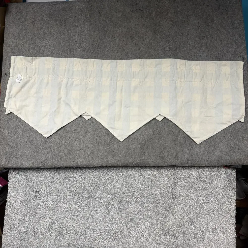 Vtg Country Curtains Parakeet Bird Window Treatment Panels Valences Shams Pillow